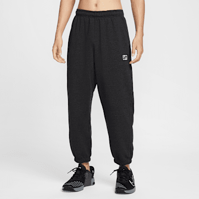 ★★Nike★★ Heritage Dry Fit Fleece Fitness Top M Black Hea Men's Nike Gym Heritage Dri-Fit Fleece Fitness Top